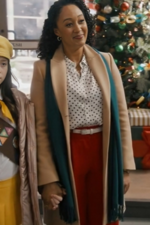 Tamera Mowry-housley Scouting For Christmas Angela Coat