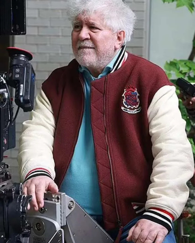 The Room Next Door 2024 Pedro Almodóvar Varsity Jacket The Room Next Door 2024 Pedro Almodóvar Varsity Jacket