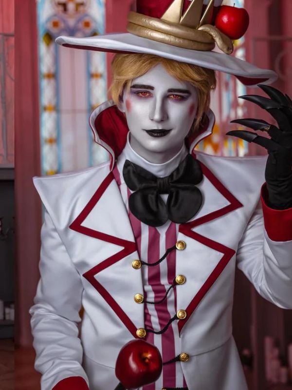 Hazbin Hotel Lucifer Morningstar Fallen Angel Cosplay Costume Hazbin Hotel Lucifer Morningstar Fallen Angel Cosplay Costume
