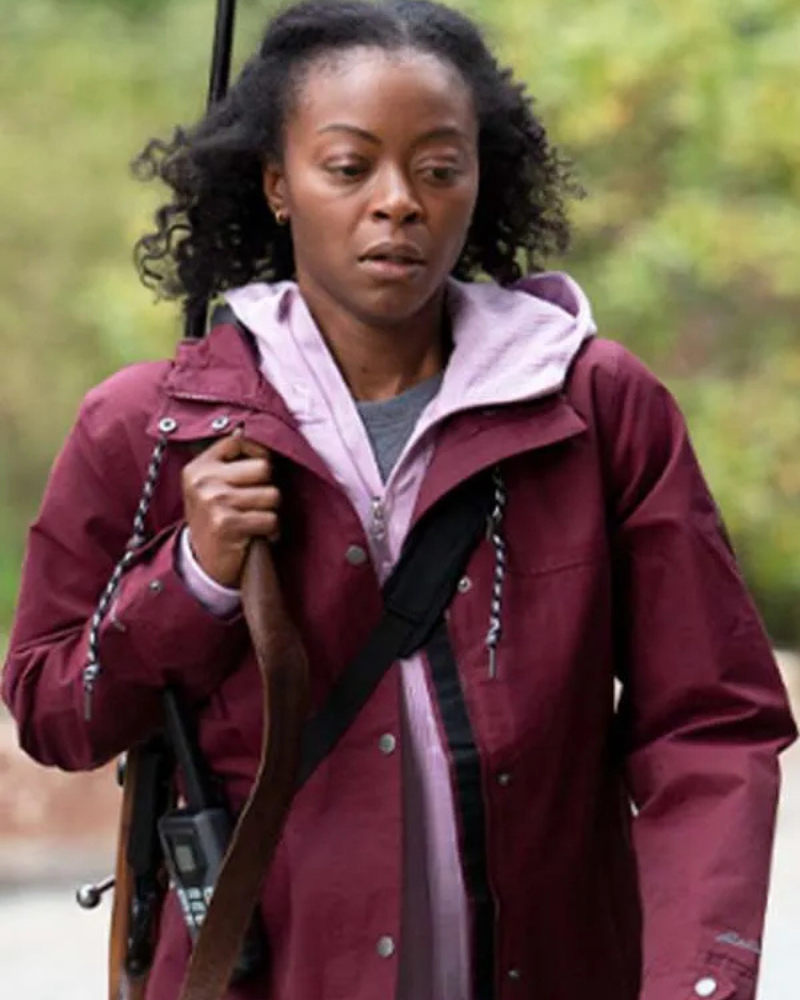 Vanessa Parallel 2024 Danielle Deadwyler Movie Maroon Jacket Vanessa Parallel 2024 Danielle Deadwyler Movie Maroon Jacket