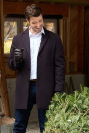 Archer Donovan All I Need For Christmas 2024 Dan Jeannotte Black Wool Coat