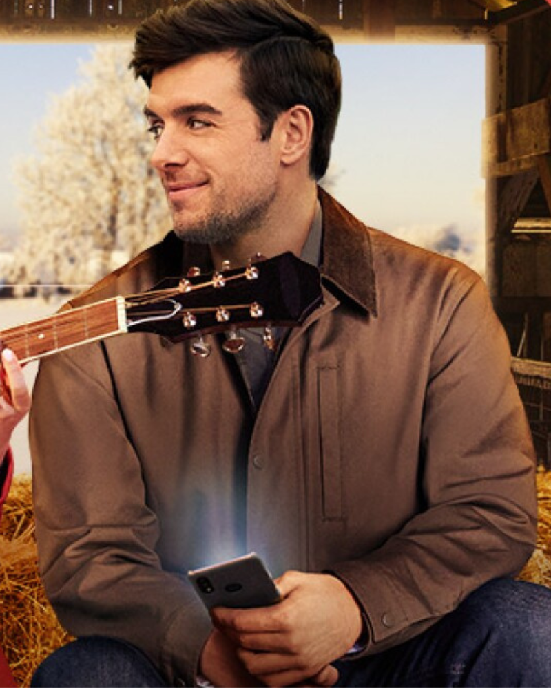 Archer Donovan Tv Movie All I Need For Christmas 2024 Dan Jeannotte Brown Cotton Jacket Archer Donovan Tv Movie All I Need For Christmas 2024 Dan Jeannotte Brown Cotton Jacket