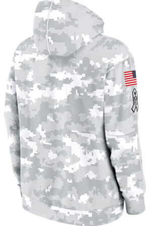 Baltimore Ravens Salute To Service Camo 2024 Hoodie