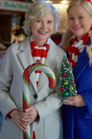 Barbara Holiday Mismatch Movie 2024 Beth Broderick Wool Coat