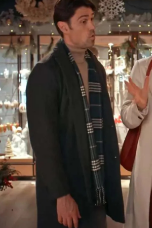 Corey Sevier The Christmas Charade 2024 Josh Wool Coat