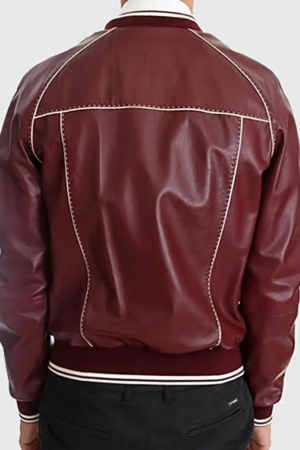 Holt Men’s Maroon Varsity Jacket