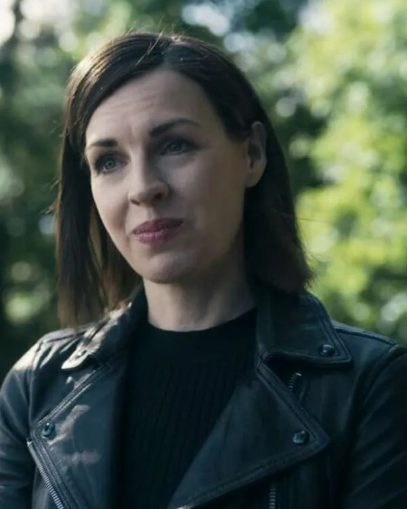 Jessica Raine The Devil’s Hour 2024 Lucy Chambers Black Biker Leather Jacket Jessica Raine The Devil’s Hour 2024 Lucy Chambers Black Biker Leather Jacket