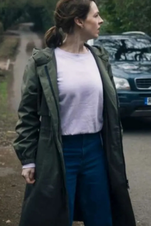 Jessica Raine The Devil’s Hour 2024 Lucy Chambers Green Coat