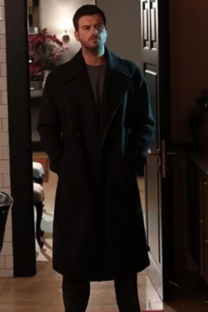 Kivanç Tatlitug The Family (Aile) Tv Series S01 Aslan Soykan Wool Trench Coat