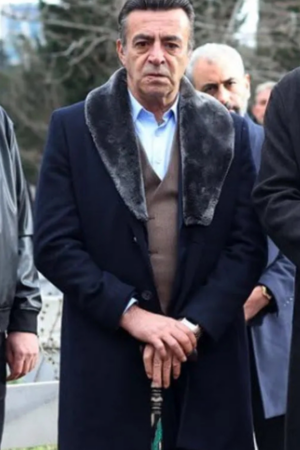 Levent Ülgen The Family (Aile) Tv Series S01 Ibrahim Soykan Wool Coat