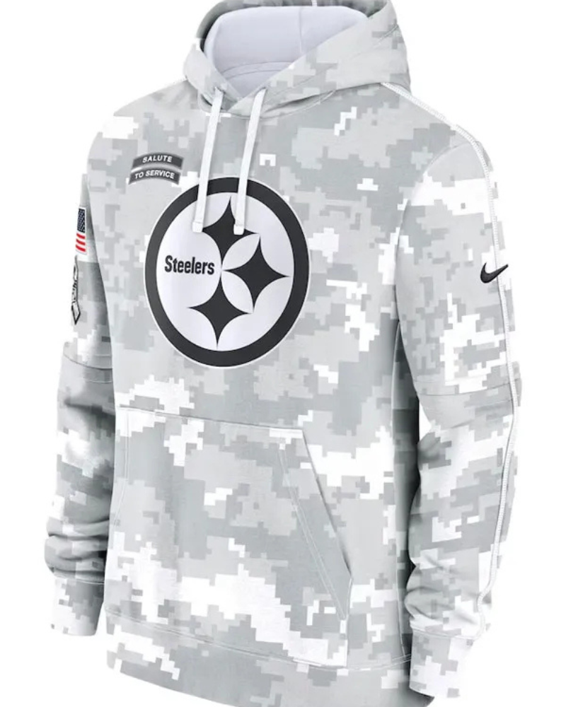 Pittsburgh Steelers Salute To Service Camo 2024 Pullover Hoodie Pittsburgh Steelers Salute To Service Camo 2024 Pullover Hoodie
