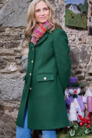Rose Walsh Movie Tis The Season To Be Irish 2024 Fiona Gubelmann Wool Coat