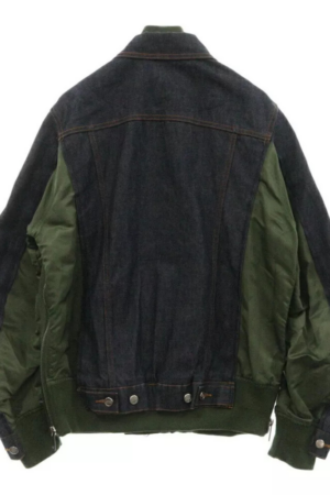 S A.P.C. 'Eimi Denim Ma-1 Docking Indigo Jacket