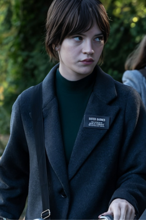 Sophie Thatcher Heretic 2024 Sister Barnes Coat