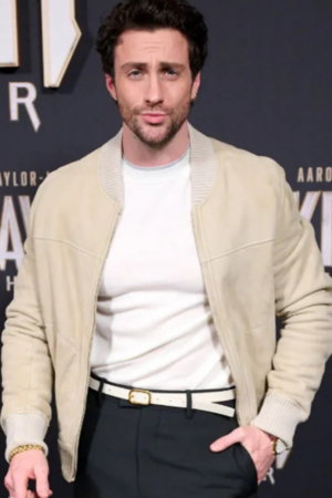 Aaron Taylor-johnson Kraven The Hunter Bomber Jacket