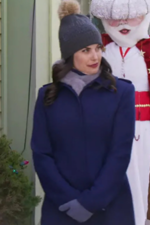 Beatrice Thompson Believe In Christmas Movie 2024 Meghan Ory Blue Coat