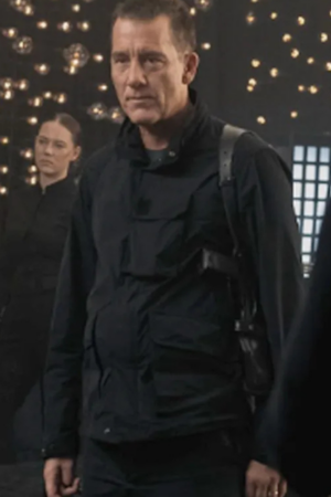 Cleaner Movie 2025 Clive Owen Black Jacket