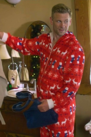 Greyson Film A Christmas Less Traveled 2024 Eric Johnson Christmas Jumpsuit