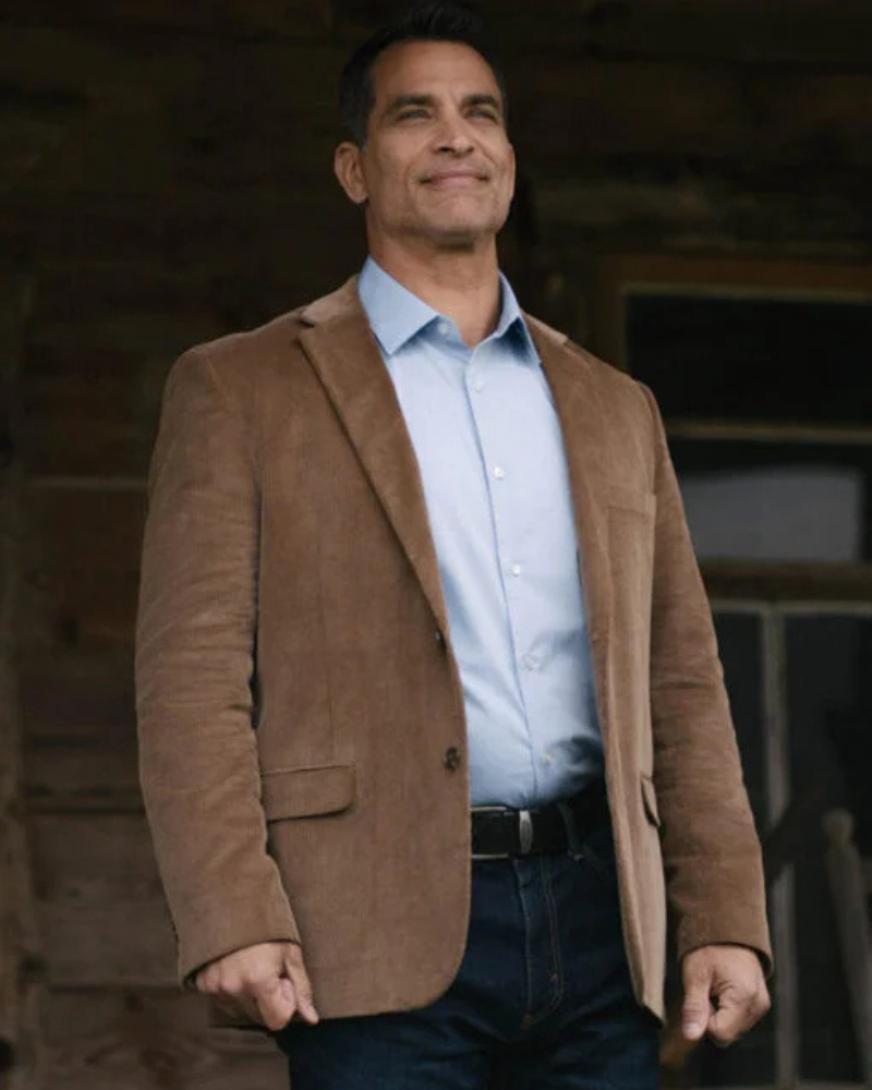 Johnathon Schaech Tv Series Blue Ridge The Series 2024 Justin Wise Brown Corduroy Blazer Johnathon Schaech Tv Series Blue Ridge The Series 2024 Justin Wise Brown Corduroy Blazer