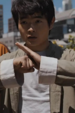 Karate Kid Legends Movie 2025 Ben Wang Grey Cotton Jacket