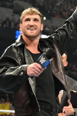 Logan Paul American Wrestler WWE RAW Leather Jacket