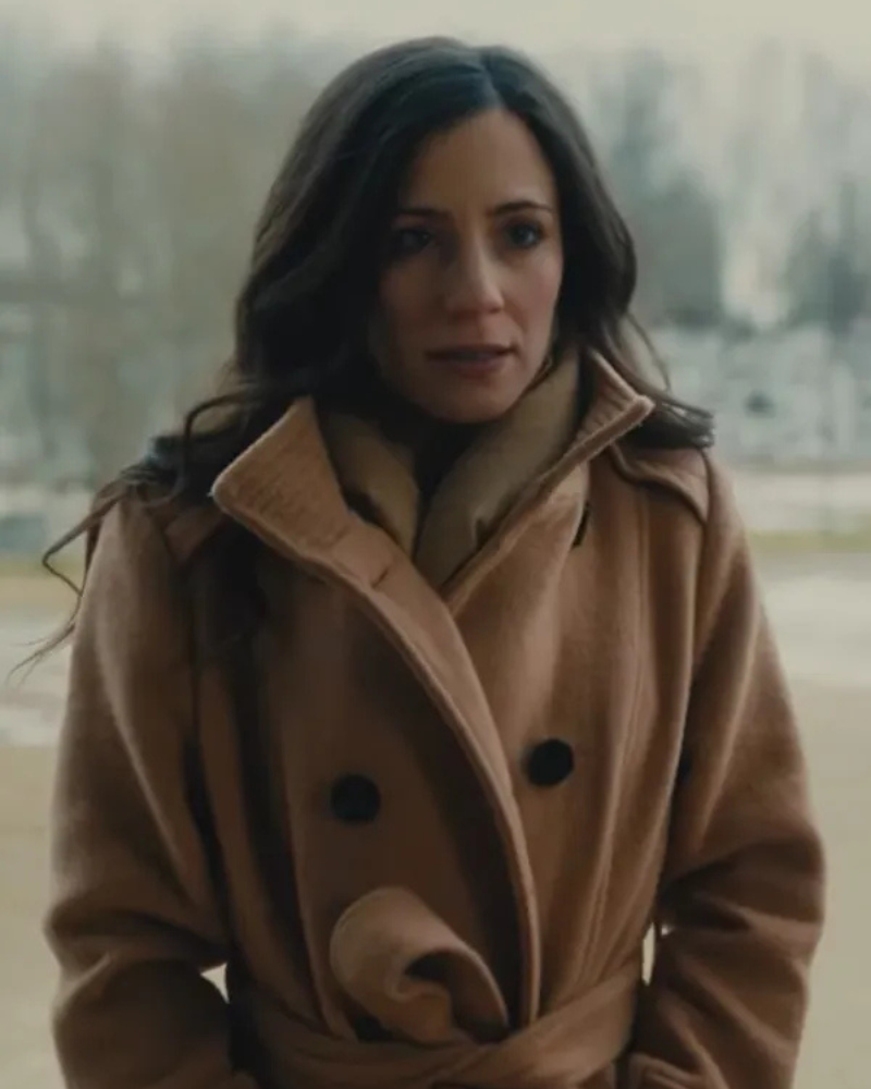 Mary Gomez Christmas Cowboy 2024 Eliana Ghen Brown Wool Coat Mary Gomez Christmas Cowboy 2024 Eliana Ghen Brown Wool Coat