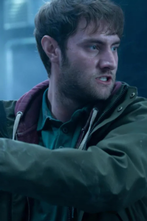 Michael Cleaner Movie 2025 Matthew Tuck Green Cotton Hooded Jacket