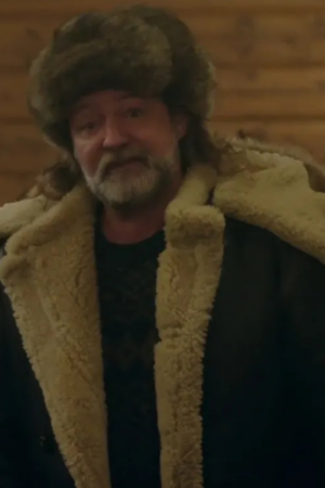 Monty White The Finnish Line 2024 Páll Sigþór Pálsson Black Shearling Leather Jacket