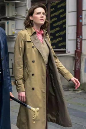 Olivia Morris The Librarians The Next Chapter 2025 Lysa Pascal Trench Coat