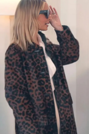 Paris And Nicole The Encore Nicole Richie Leopard Print Coat