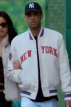 Psych Lake George 2025 Hamid Antonio Castro White Varsity Jacket
