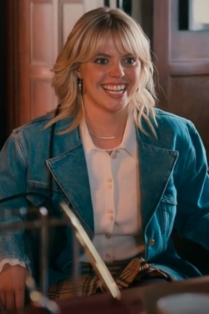 Renee Rapp The Sex Lives Of College Girls Leighton Denim Blazer