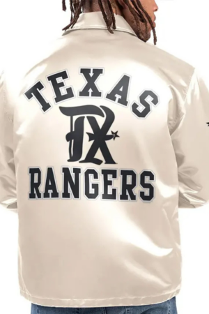 Texas Rangers Option Route Coaches Jacket