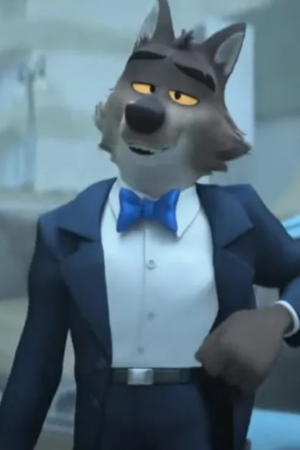 The Bad Guys 2 Anime Movie Mr. Wolf Blue Blazer