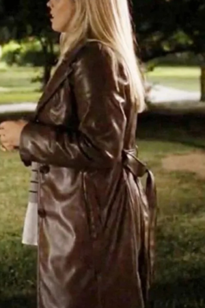The Sex Lives Of College Girls Reneé Rapp Brown Leather Coat