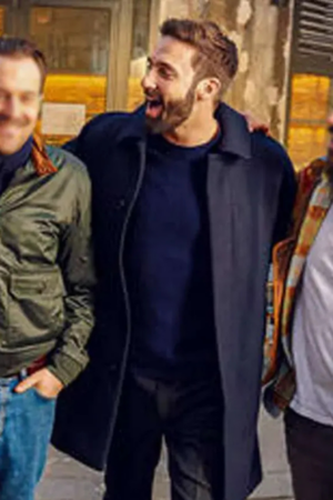 Tonio Shafted 2025 Guillaume Labbé Blue Cotton Trench Coat