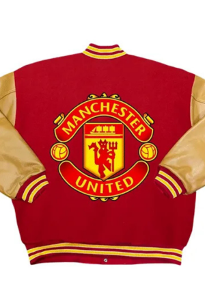 Manchester United F.C. Wool Varsity Jacket