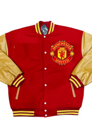 Manchester United F.C. Wool Varsity Jacket