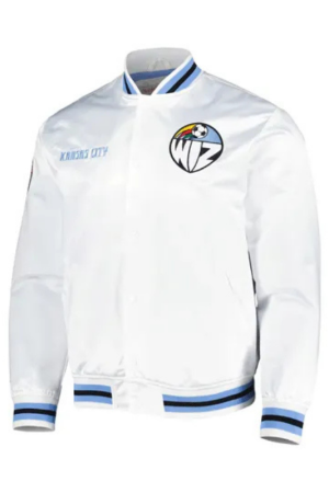 MLS Sporting Kansas City White Satin Jacket
