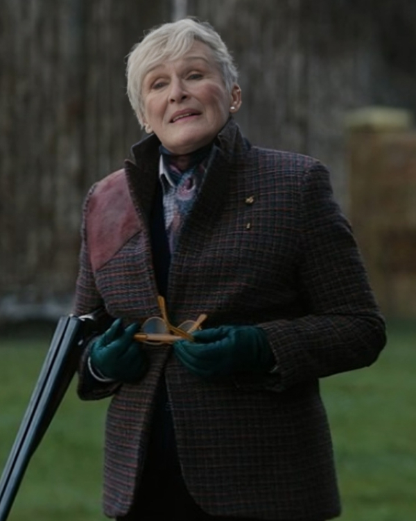 Back in Action Glenn Close Check Blazer Back in Action Glenn Close Check Blazer