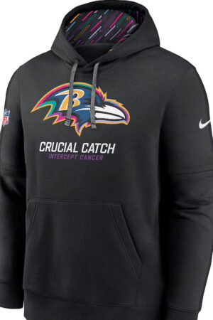 Baltimore Ravens Crucial Catch Club Pullover Hoodie