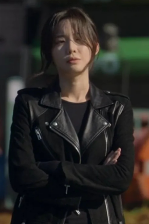 Choi Yoon-ji The Trunk Tv Series Yoo In-young Black Biker Jacket