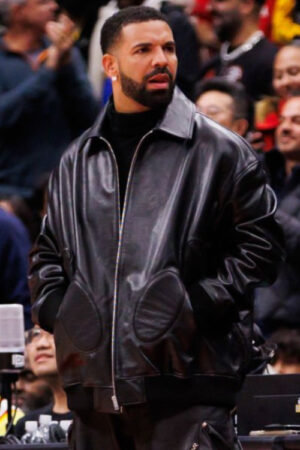 Drake Warriors Game Leather Jacket