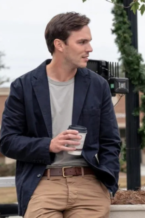 Justin Kem Jurado Numero 2 Movie 2024 Nicholas Hoult Black Blazer