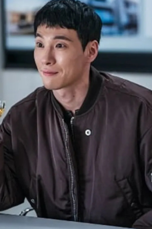 Kim Dong-won The Trunk Tv Series Um Tae-seong Brown Bomber Jacket