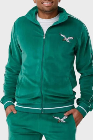 Philadelphia Eagles Velour Tracksuit