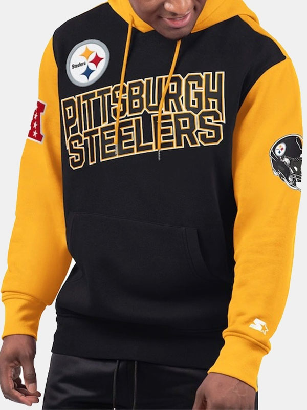 Pittsburgh Steelers Starter Black Extreme Hoodie Pittsburgh Steelers Starter Black Extreme Hoodie