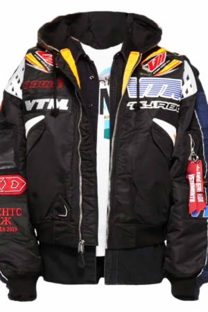 Elite Vetements X Alpha Industries Hooded Racing Jacket
