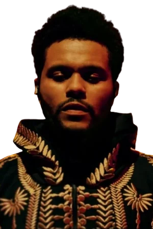 Hurry Up Tomorrow The Weeknd Golden Embroidered Hooded Coat