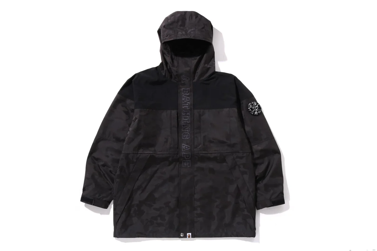 SOLID CAMO JACQUARD LONG COAT SOLID CAMO JACQUARD LONG COAT